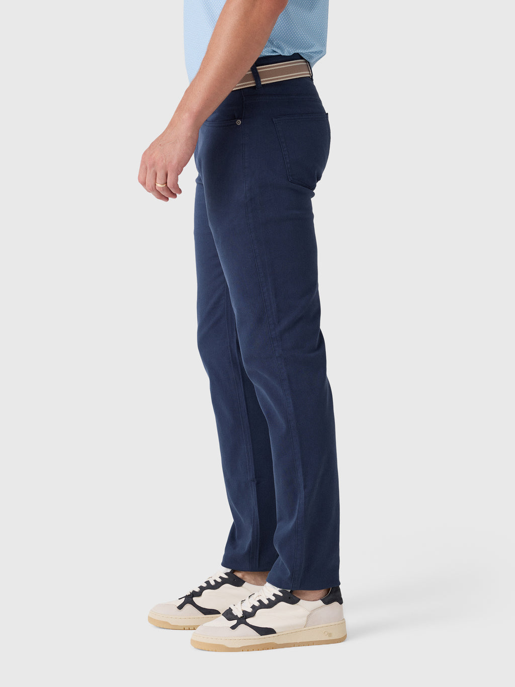 Peter Millar Crown Men's Cotton Canvas Five-Pocket Pant - Saint Bernard