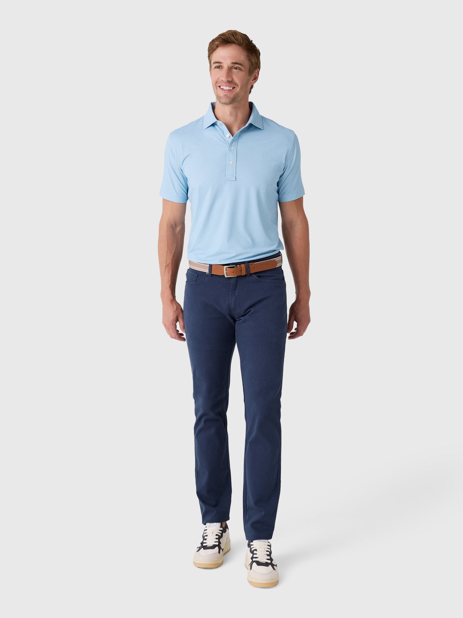 Peter Millar Crown Men's Cotton Canvas Five-Pocket Pant - Saint Bernard