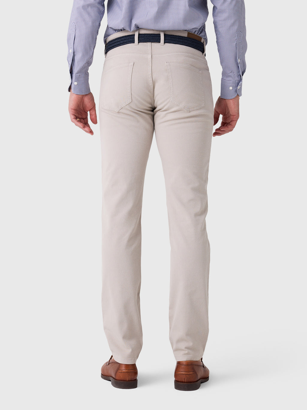 Peter Millar Crown Men's Cotton Canvas Five-Pocket Pant - Saint Bernard