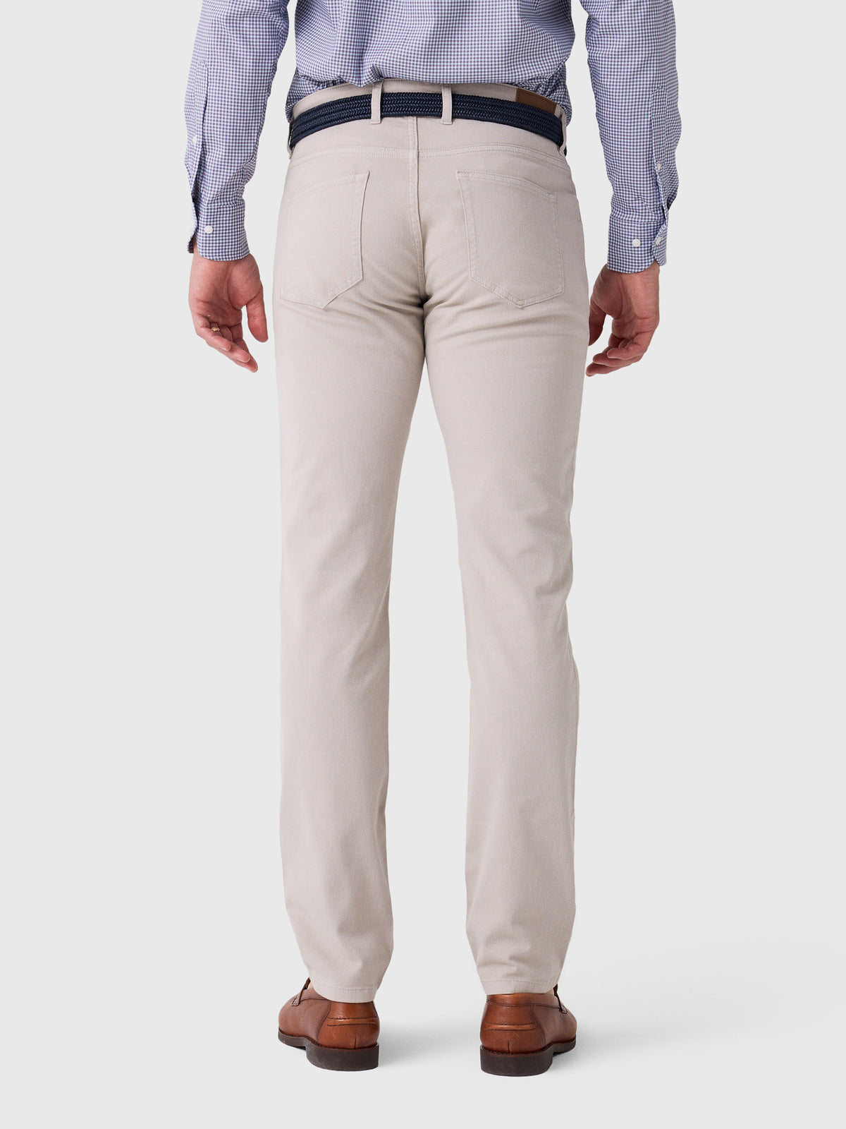 Peter Millar Crown Men's Cotton Canvas Five-Pocket Pant - Saint Bernard