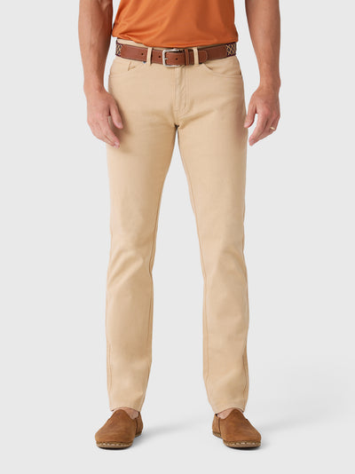 Peter Millar Crown Men's Cotton Canvas Five-Pocket Pant - Saint Bernard