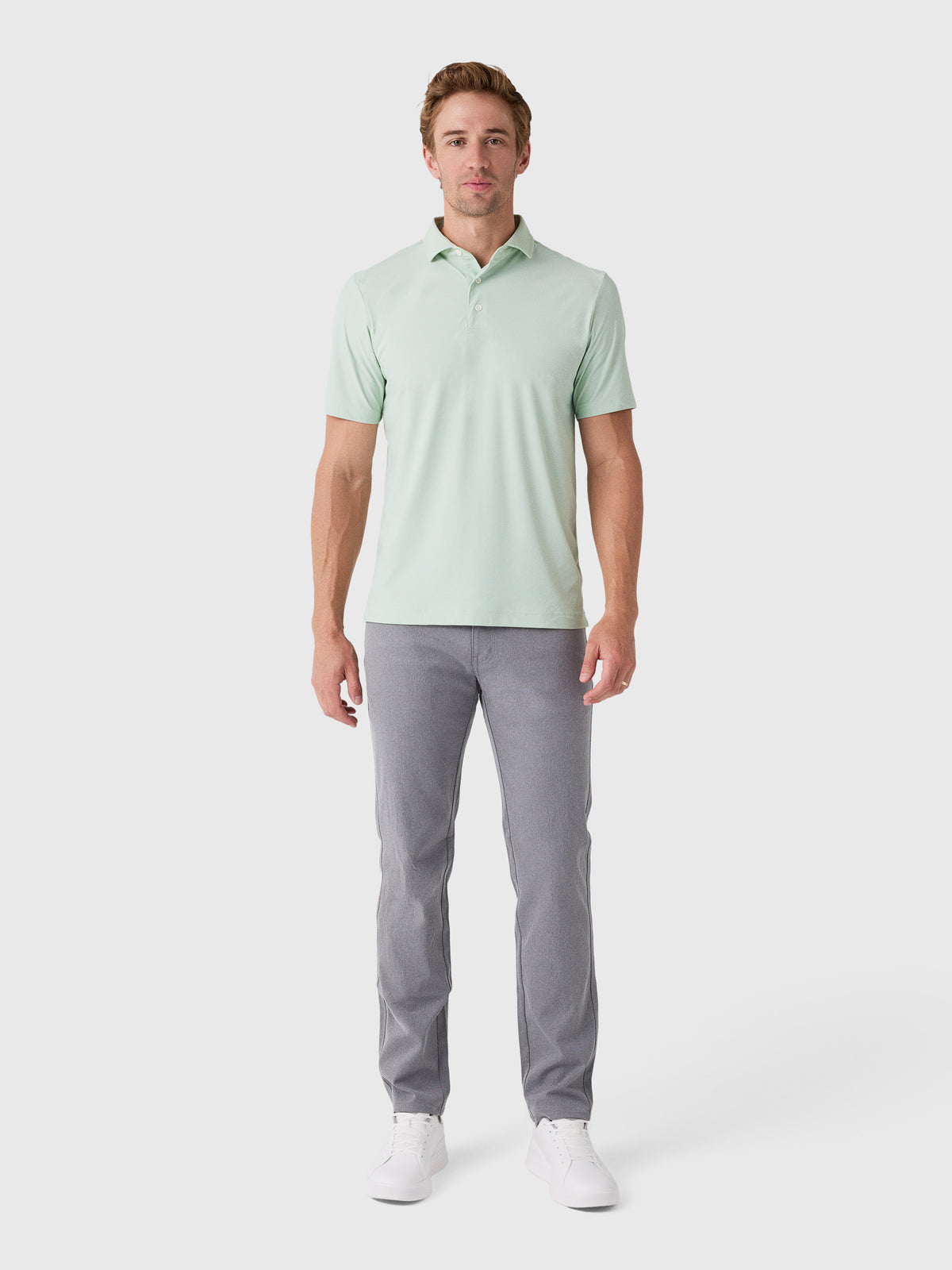 Peter Millar Crown Sport Men's EB66 Mélange Performance Five-Pocket Pant - Saint Bernard