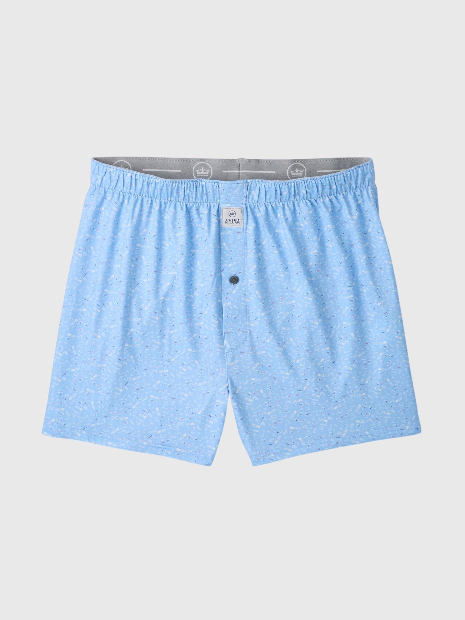 Peter Millar Crown Sport Men's Track Record Performance Boxer Short