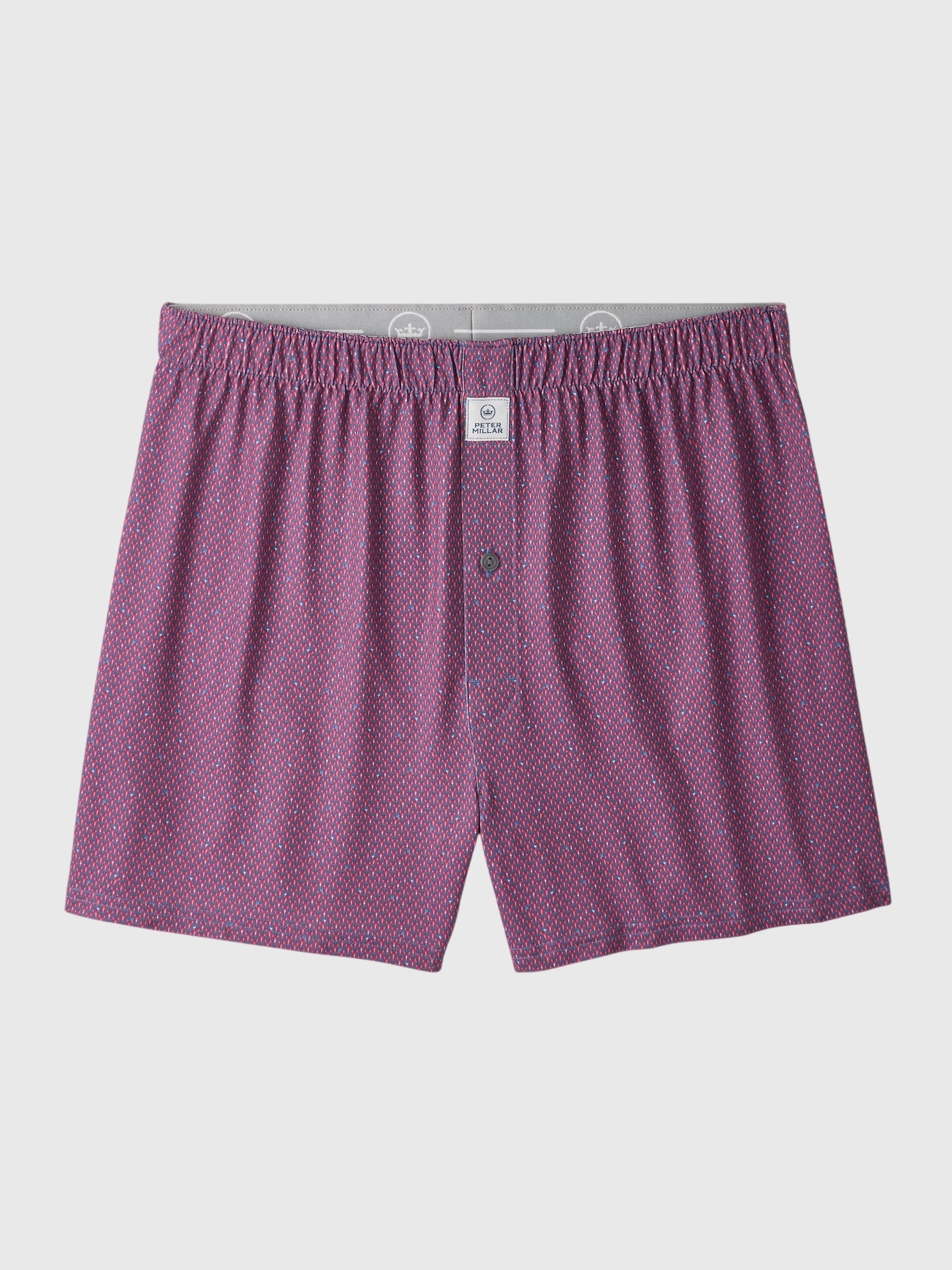 Peter Millar Crown Sport Men's Lobster Boil Performance Boxer Short - Saint Bernard