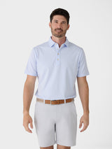 Peter Millar Crown Sport Men's Wynn Performance Jersey Polo - Saint Bernard
