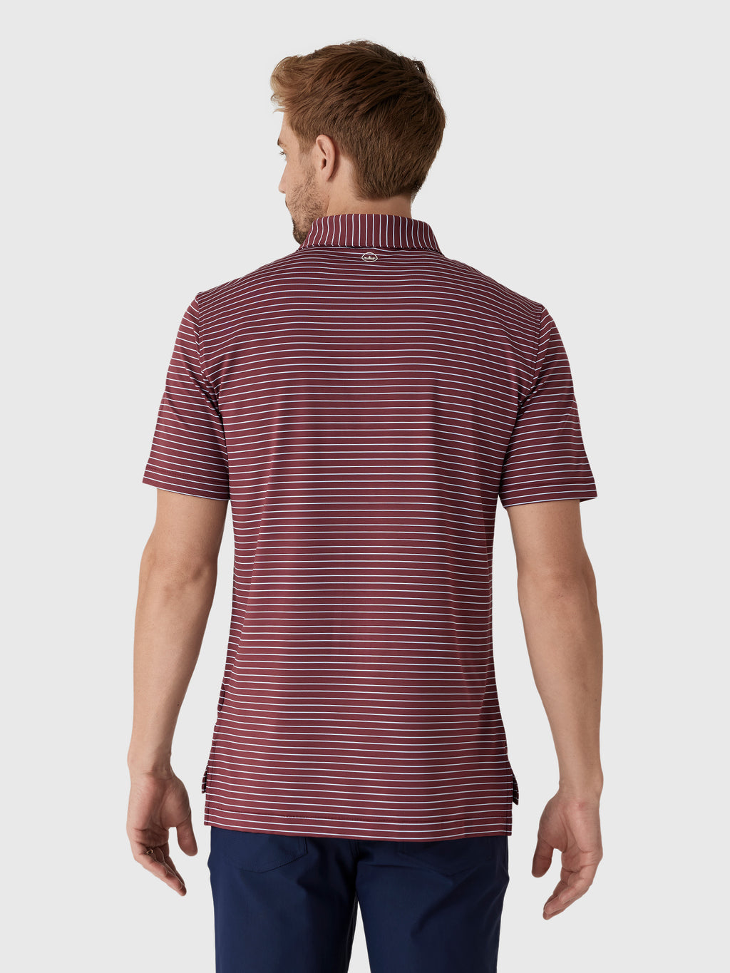 Peter Millar Crown Sport Men's Oaks Performance Jersey Polo - Saint Bernard