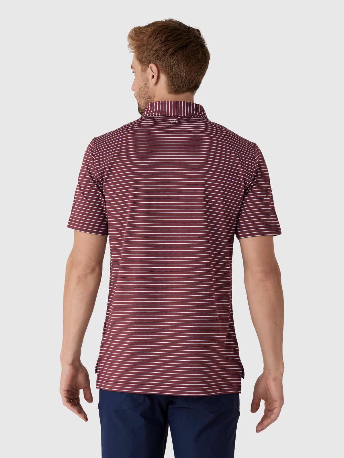 Peter Millar Crown Sport Men's Oaks Performance Jersey Polo - Saint Bernard