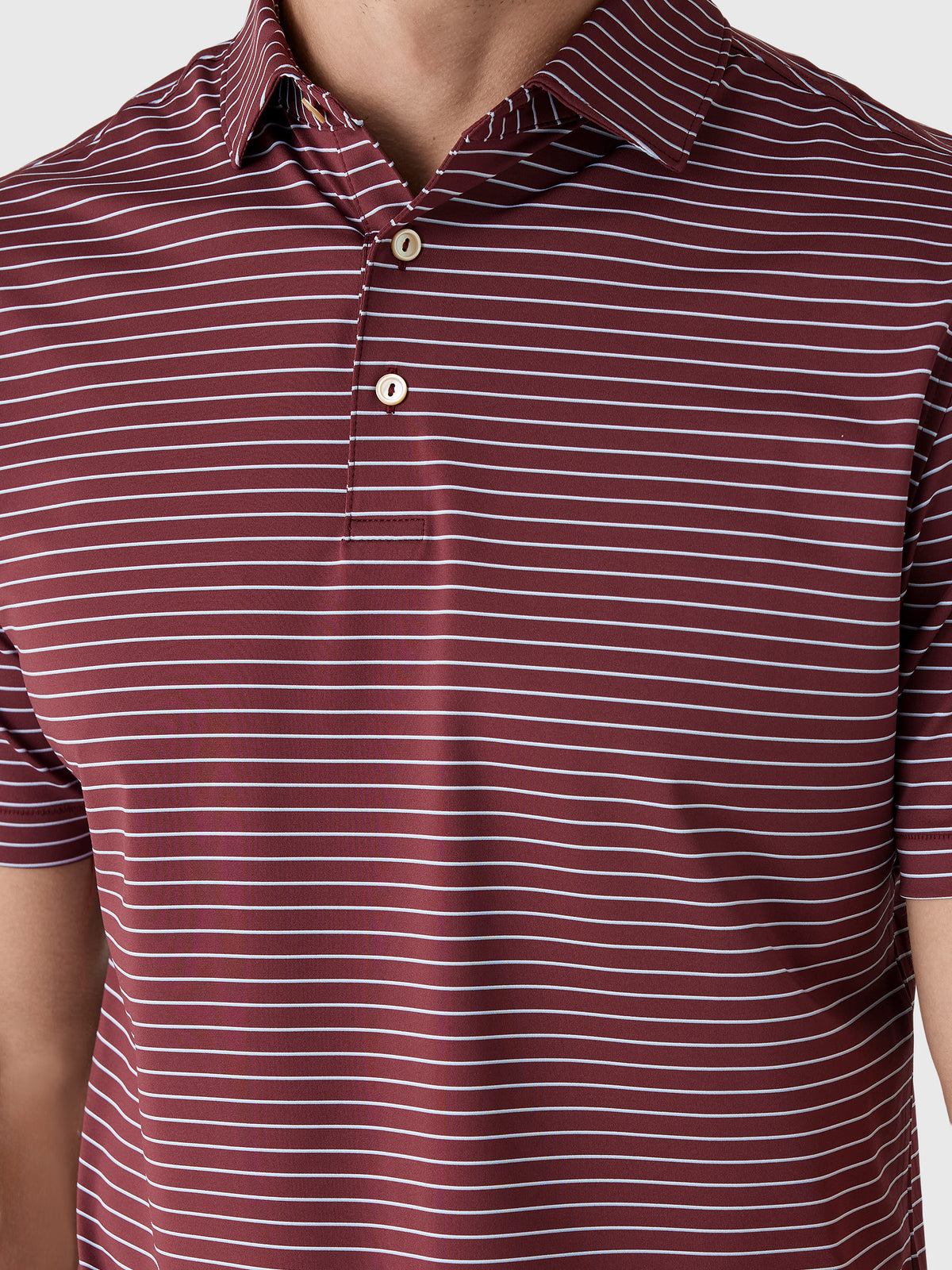 Peter Millar Crown Sport Men's Oaks Performance Jersey Polo - Saint Bernard