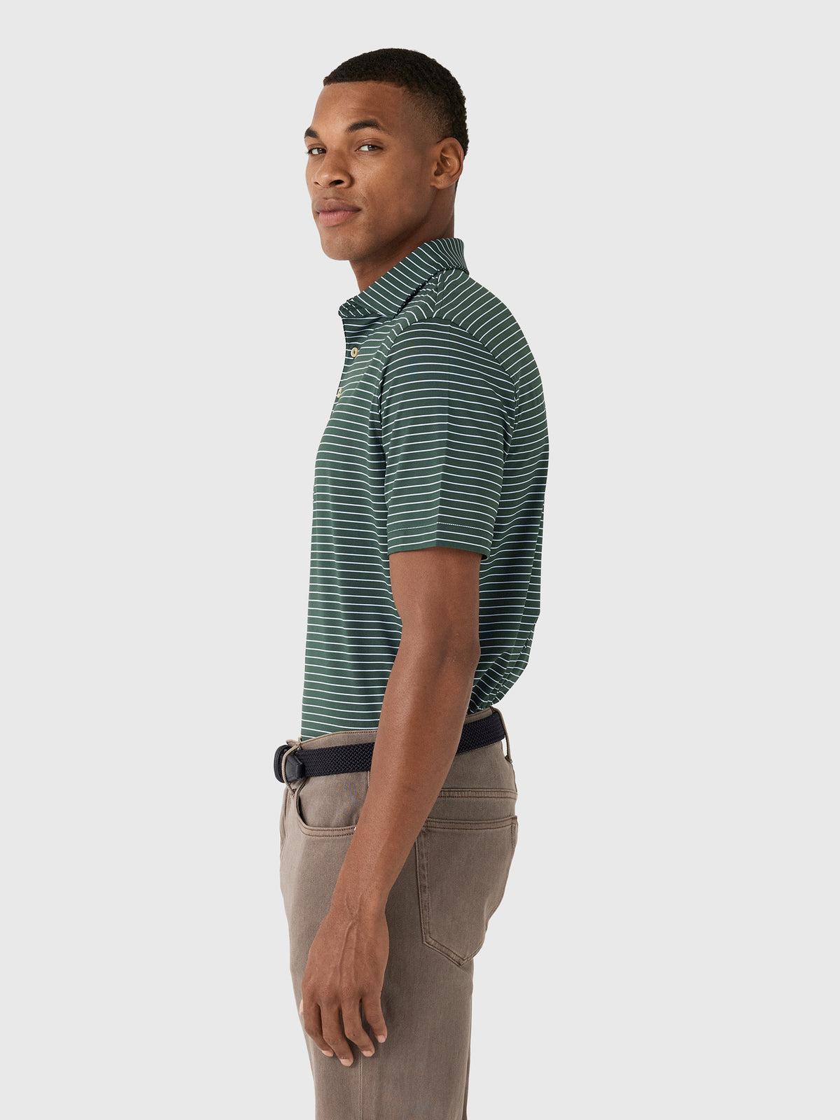 Peter Millar Crown Sport Men's Oaks Performance Jersey Polo - Saint Bernard