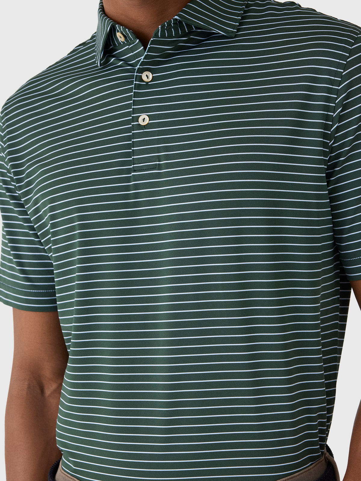 Peter Millar Crown Sport Men's Oaks Performance Jersey Polo - Saint Bernard