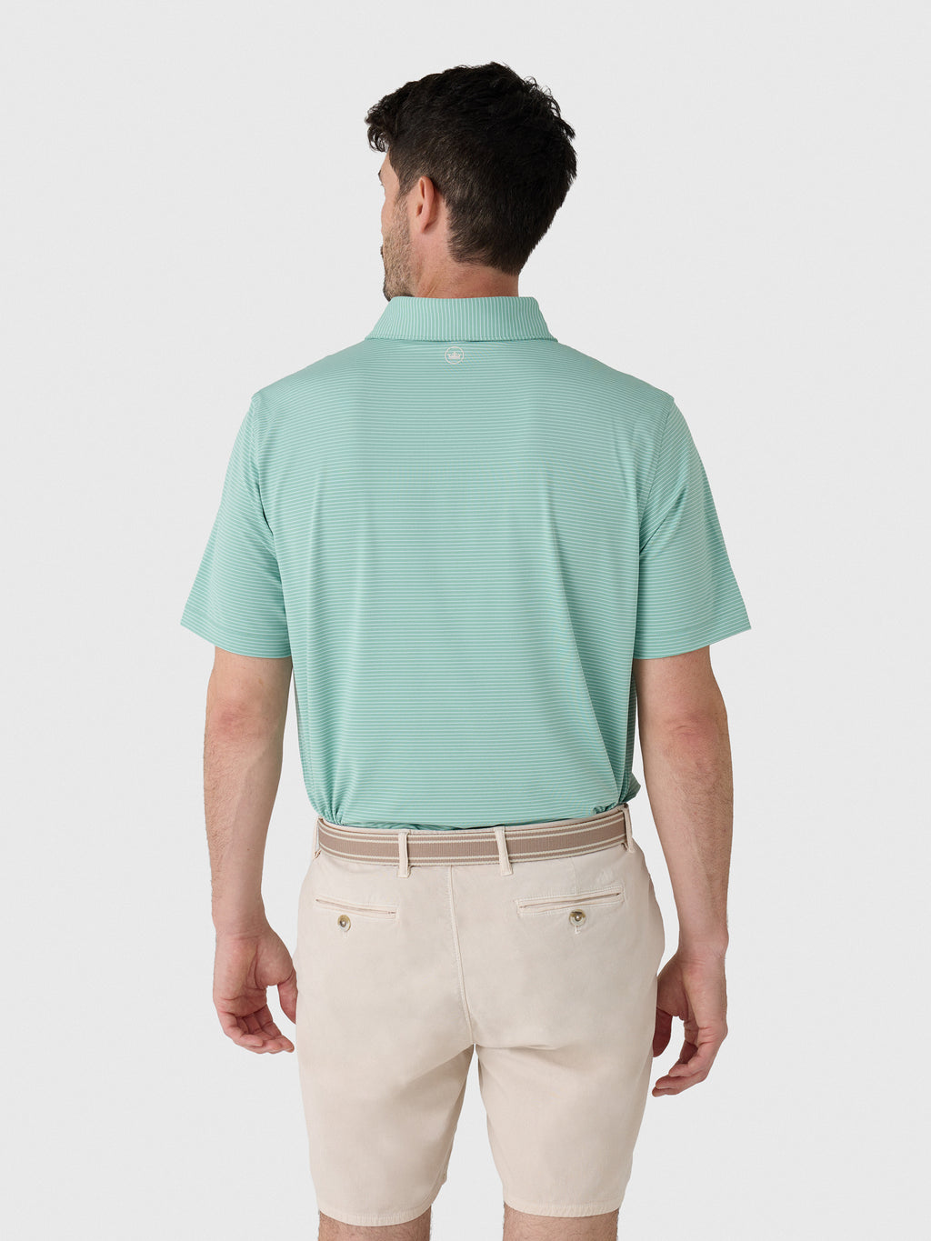 Peter Millar Crown Sport Men's Wade Performance Jersey Polo - Saint Bernard