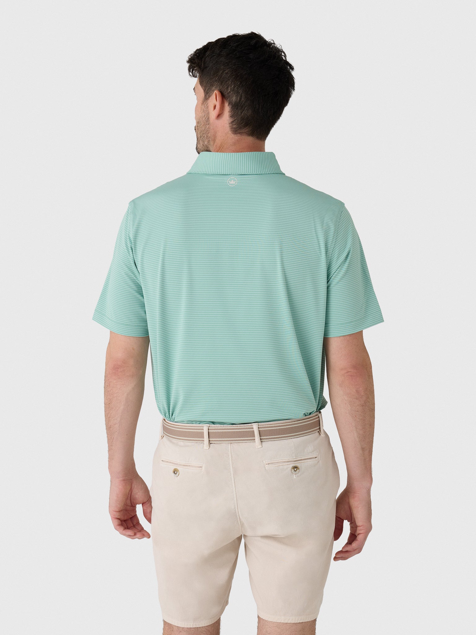 Peter Millar Crown Sport Men's Wade Performance Jersey Polo - Saint Bernard
