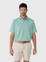 Peter Millar Crown Sport Men's Wade Performance Jersey Polo - Saint Bernard
