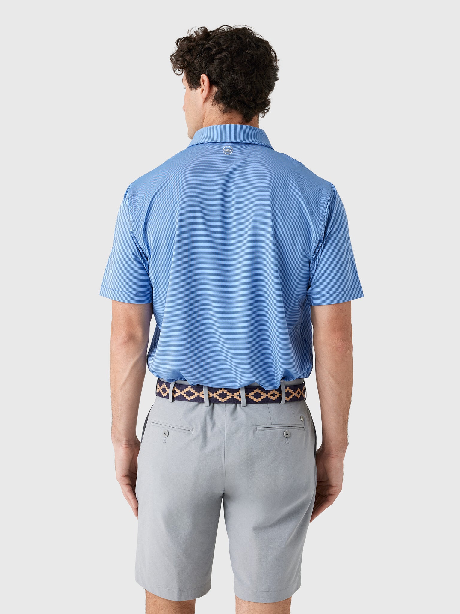 Peter Millar Crown Sport Men's Jubilee Performance Jersey Polo - Saint Bernard