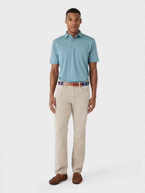 Peter Millar Crown Sport Men's Jubilee Performance Jersey Polo - Saint Bernard