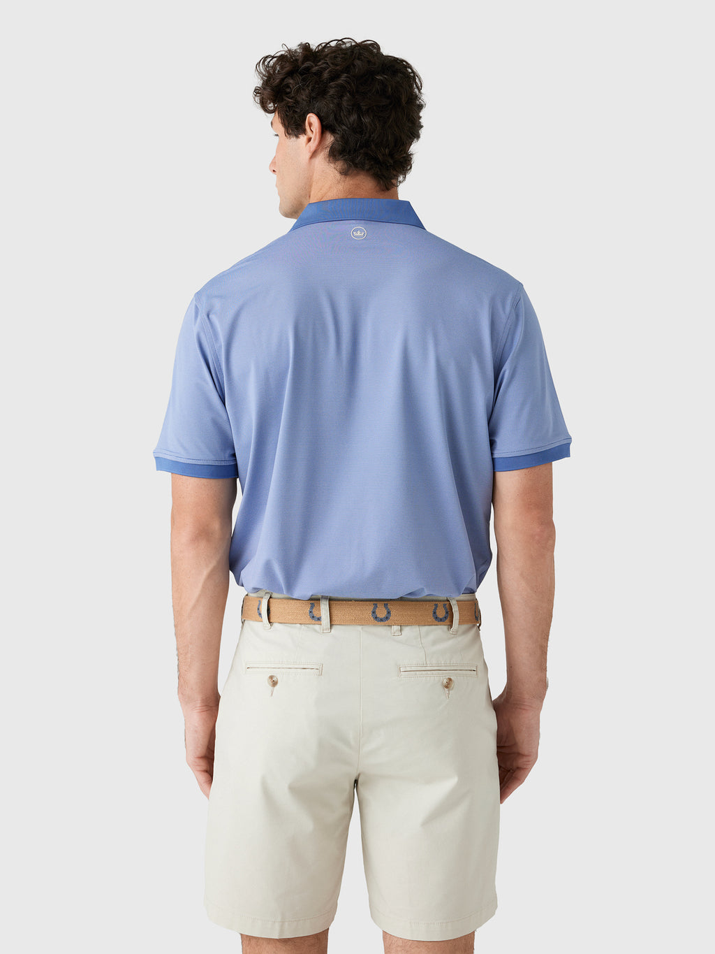 Peter Millar Crown Sport Men's Holden Performance Jersey Polo - Saint Bernard