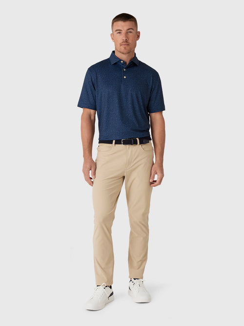 Peter Millar Crown Sport Men's Winning Play Performance Jersey Polo - Saint Bernard