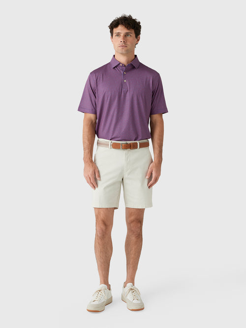 Peter Millar Crown Sport Men's Lobster Boil Performance Jersey Polo