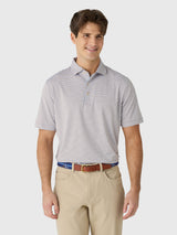 Peter Millar Crown Sport Men's Brooks Performance Jersey Polo - Saint Bernard