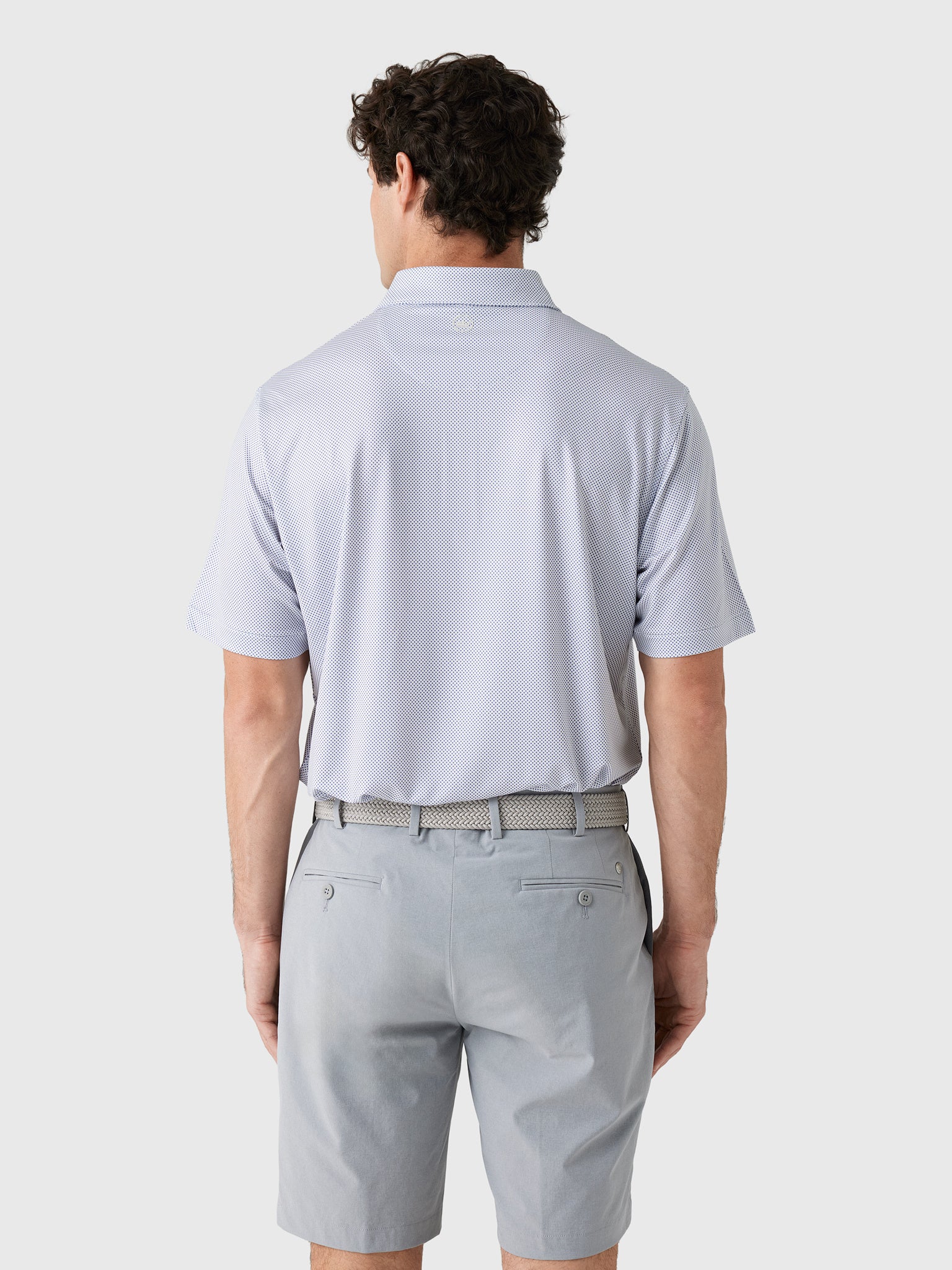 Peter Millar Crown Sport Men's Phoenix Performance Jersey Polo - Saint Bernard