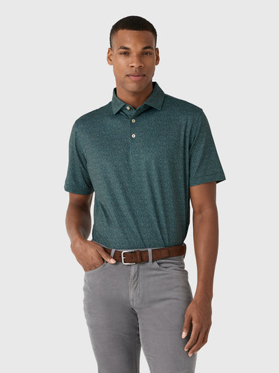 Peter Millar Crown Sport Men's Transfusion Performance Jersey Polo - Saint Bernard