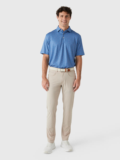 Peter Millar Crown Sport Men's Ridge Performance Jersey Polo