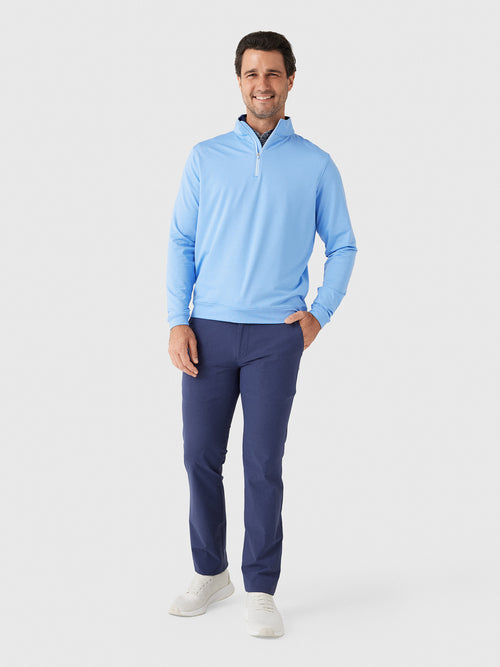 Peter Millar Crown Sport Men's Perth Mélange Performance Quarter-Zip