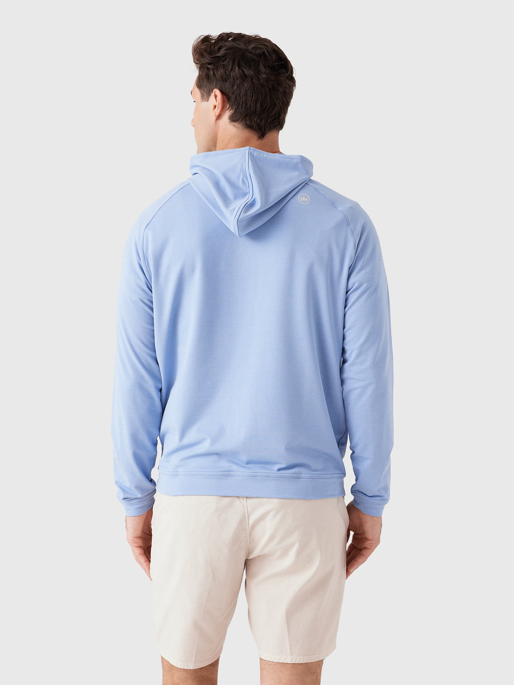 Peter Millar Crown Sport Men's Pine Performance Hoodie - Saint Bernard