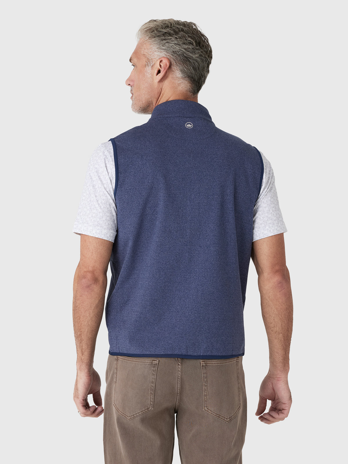 Peter Millar Crown Sport Men's Ardent Air Performance Full-Zip Vest - Saint Bernard