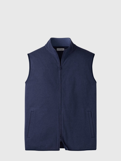 Peter Millar Crown Sport Men's Ardent Air Performance Full-Zip Vest - Saint Bernard