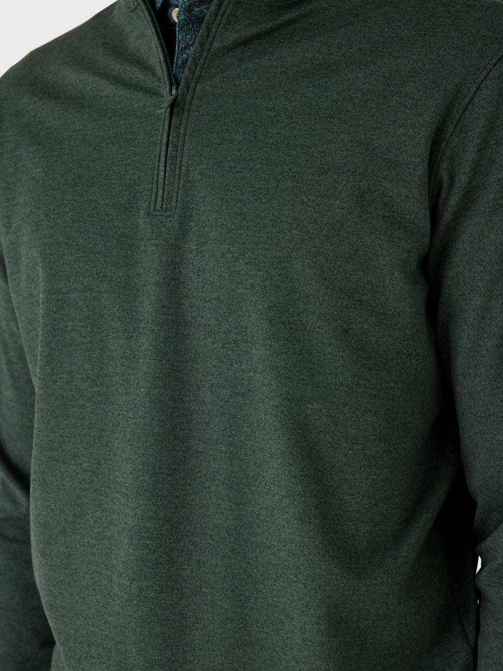 Peter Millar Crown Sport Men's Ardent Air Performance Quarter-Zip - Saint Bernard