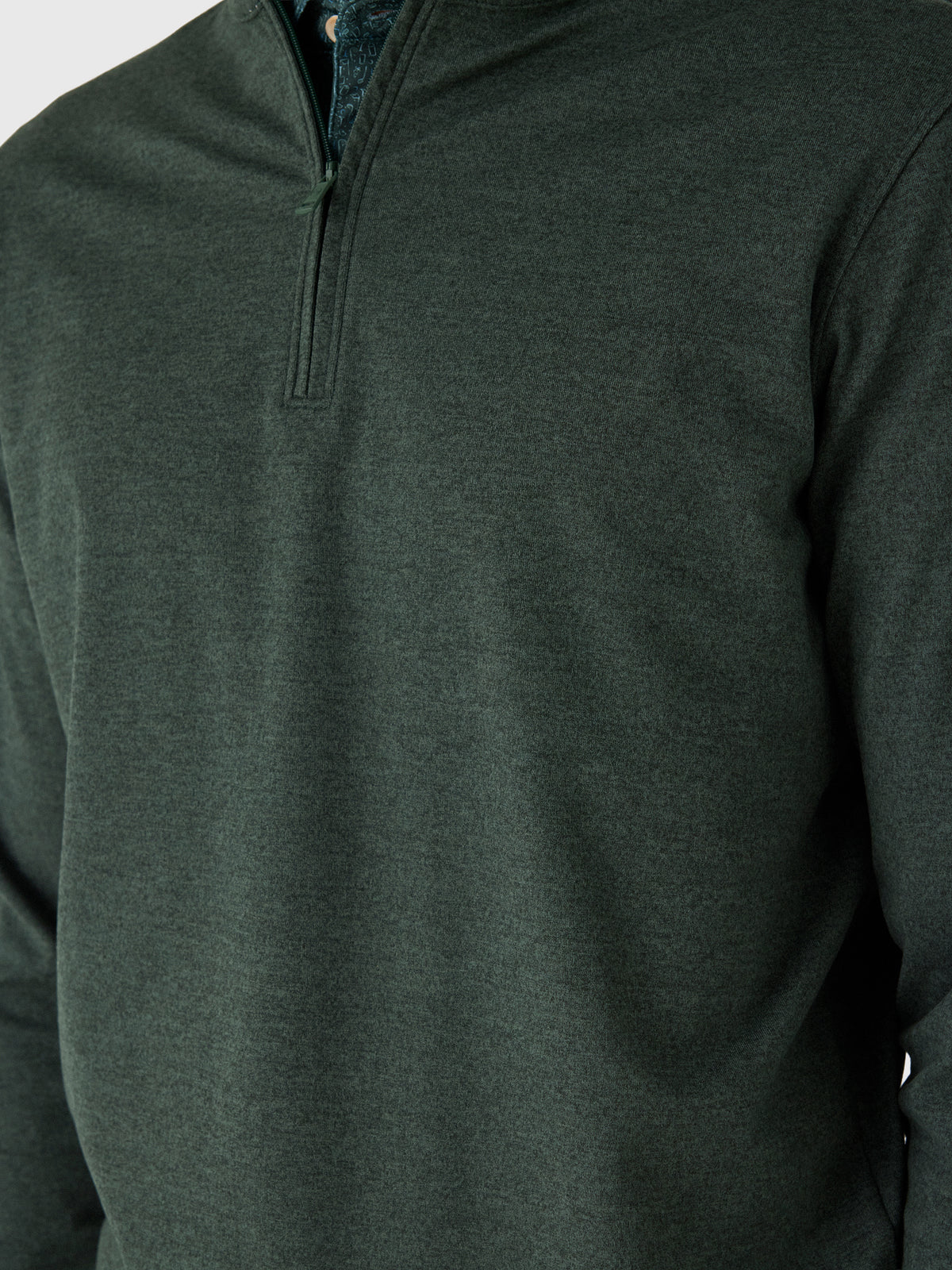 Peter Millar Crown Sport Men's Ardent Air Performance Quarter-Zip - Saint Bernard