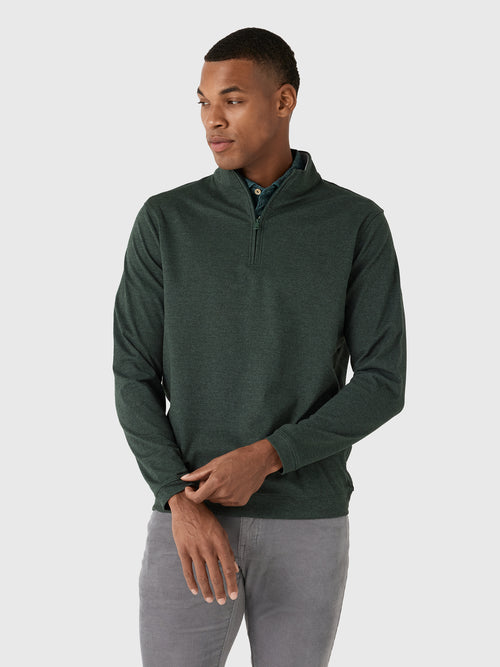Peter Millar Crown Sport Men's Ardent Air Performance Quarter-Zip - Saint Bernard