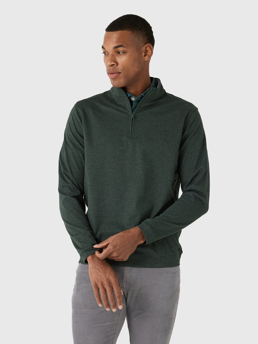 Peter Millar Crown Sport Men's Ardent Air Performance Quarter-Zip - Saint Bernard