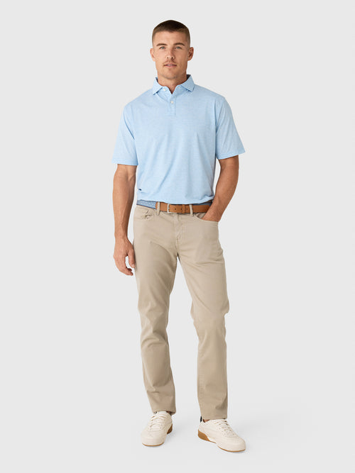Peter Millar Crown Sport Men's Effortless Technical Comfort Performance Jersey Polo