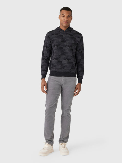 Peter Millar Crown Men's Reversible Camo Popover Hoodie - Saint Bernard