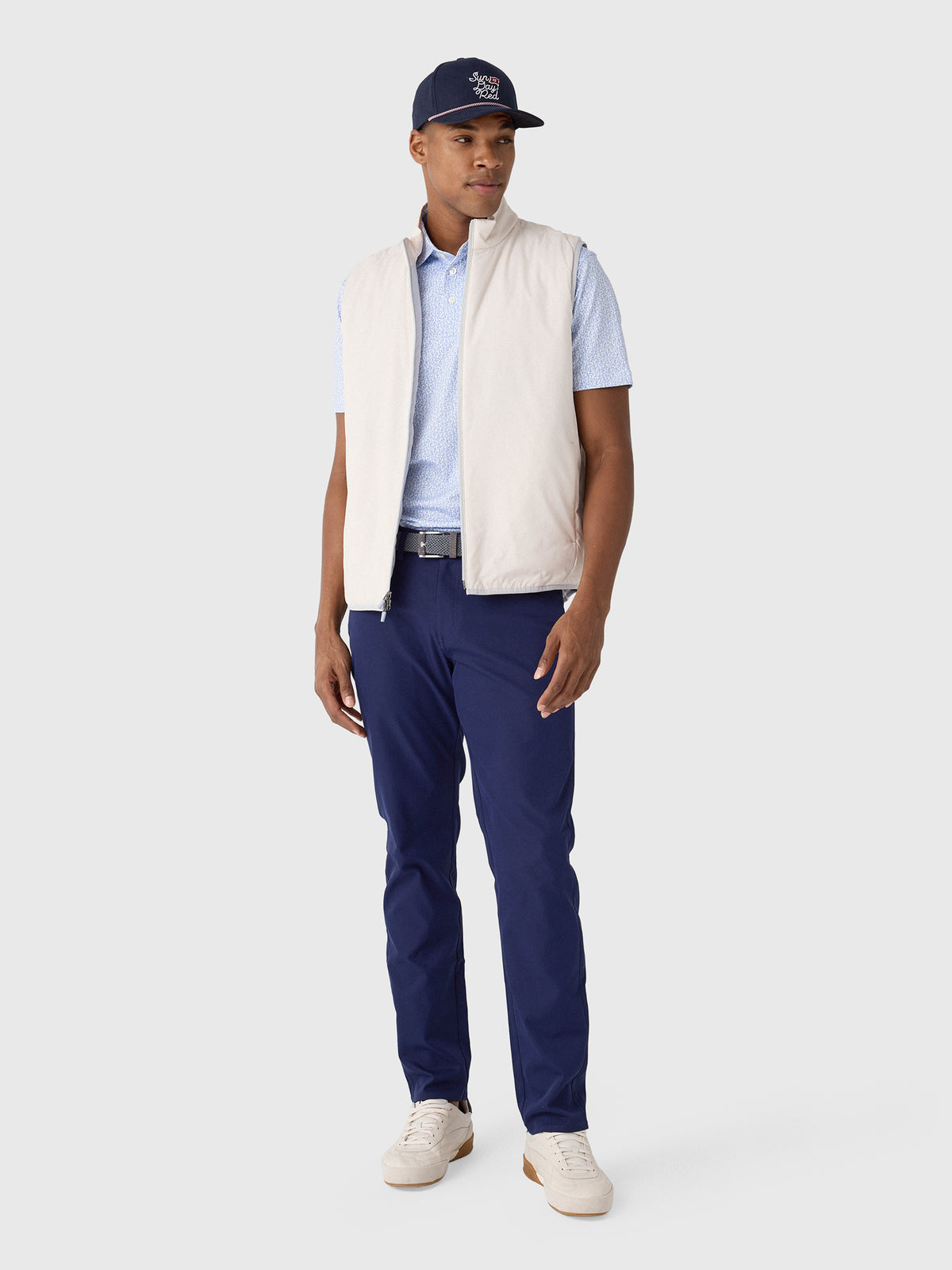 Peter Millar Crown Sport Men's Ridge Vest - Saint Bernard