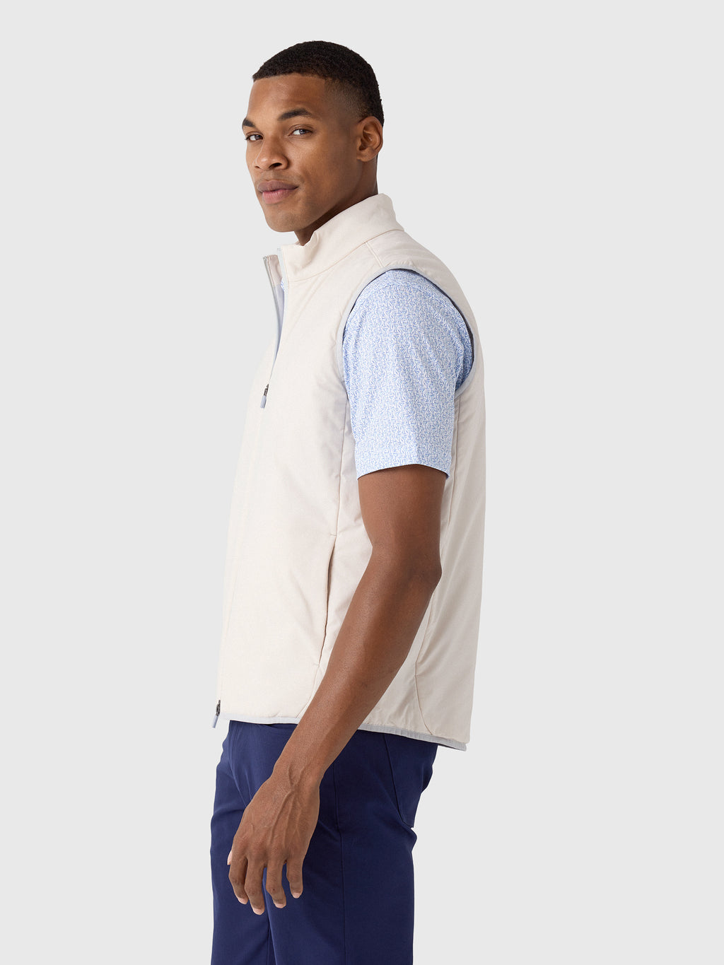 Peter Millar Crown Sport Men's Ridge Vest - Saint Bernard