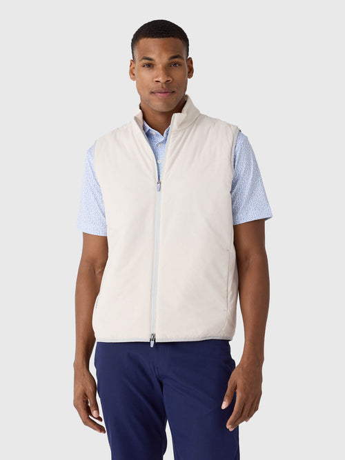 Peter Millar Crown Sport Men's Ridge Vest - Saint Bernard
