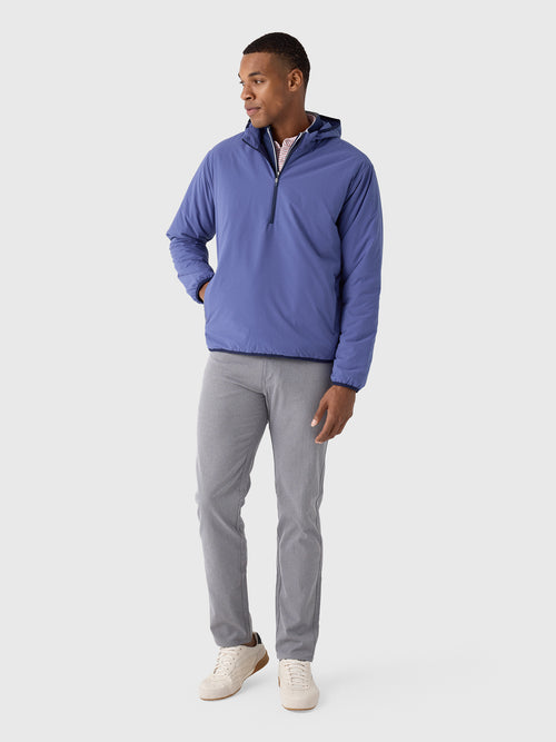 Peter Millar Crown Sport Men's Ridge Half-Zip Hoodie - Saint Bernard