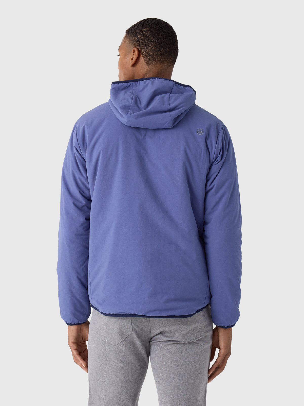 Peter Millar Crown Sport Men's Ridge Half-Zip Hoodie - Saint Bernard