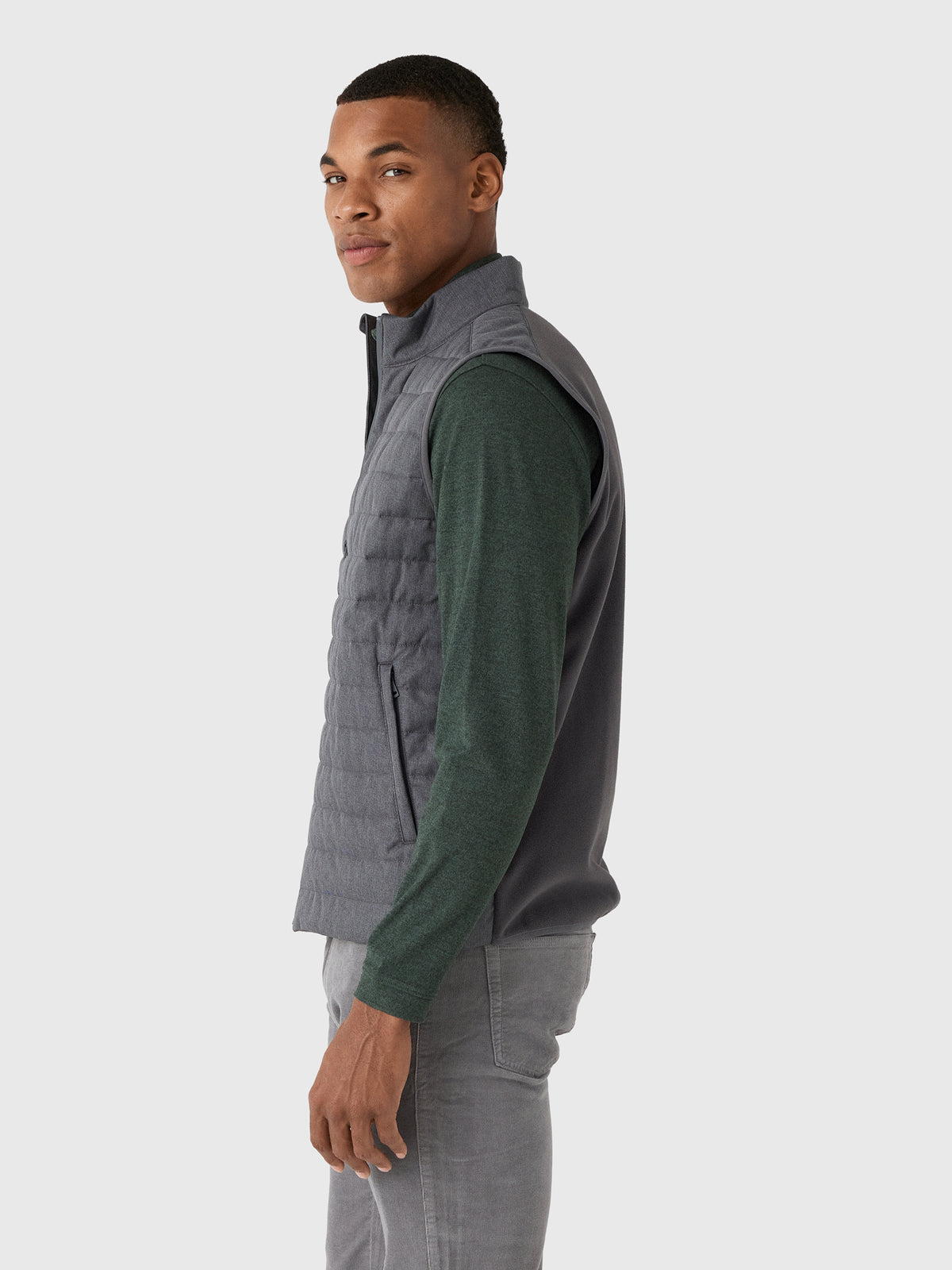 Peter Millar Crown Sport Men's Parks Hybrid Vest - Saint Bernard