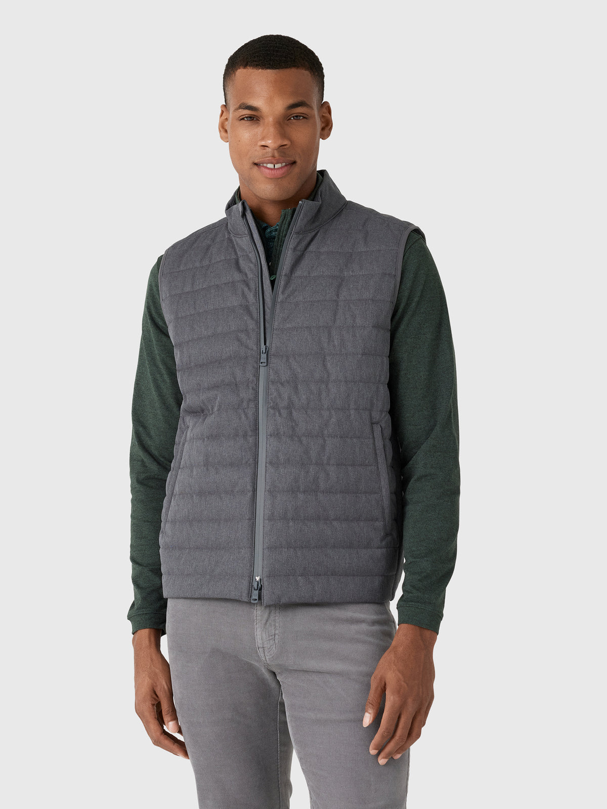Peter Millar Crown Sport Men's Parks Hybrid Vest - Saint Bernard