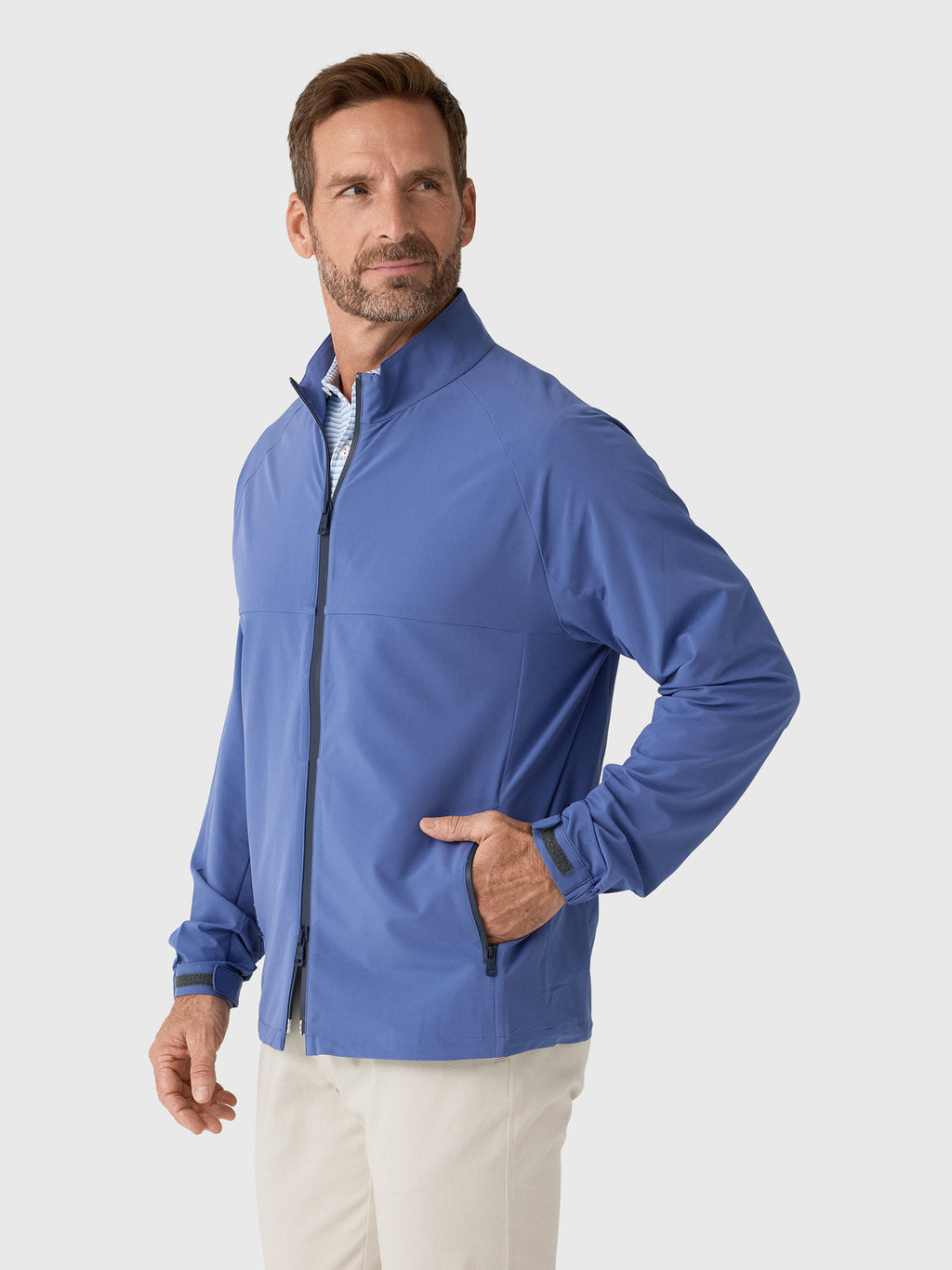 Peter Millar Crown Sport Men's Gale Jacket - Saint Bernard