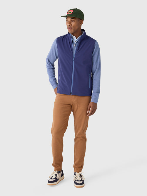 Peter Millar Crown Sport Men's Gale Vest - Saint Bernard