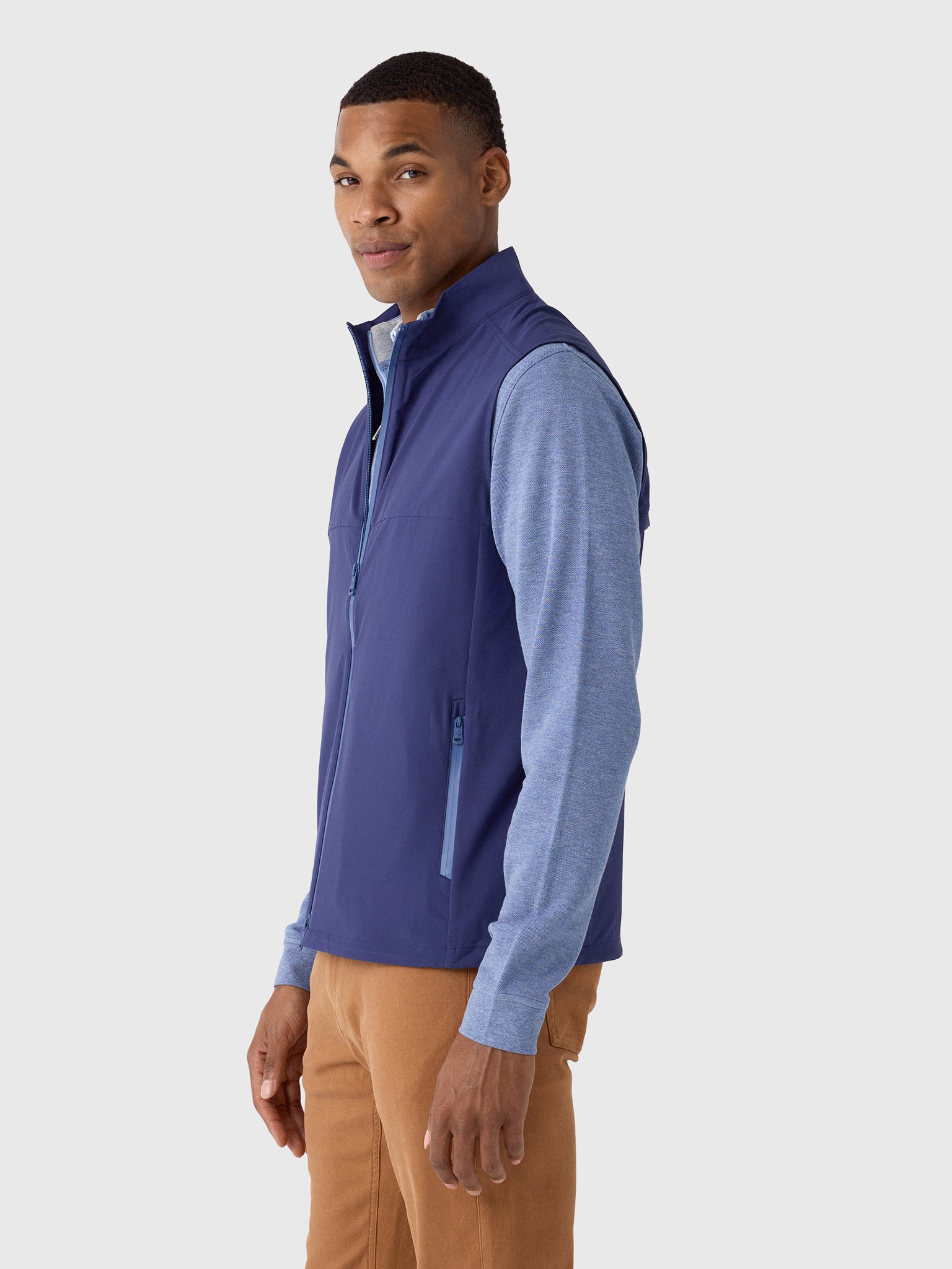 Peter Millar Crown Sport Men's Gale Vest - Saint Bernard