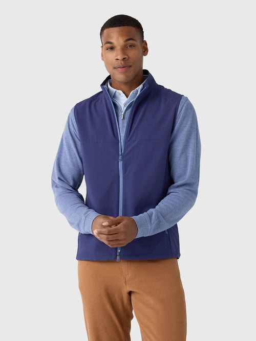 Peter Millar Crown Sport Men's Gale Vest - Saint Bernard
