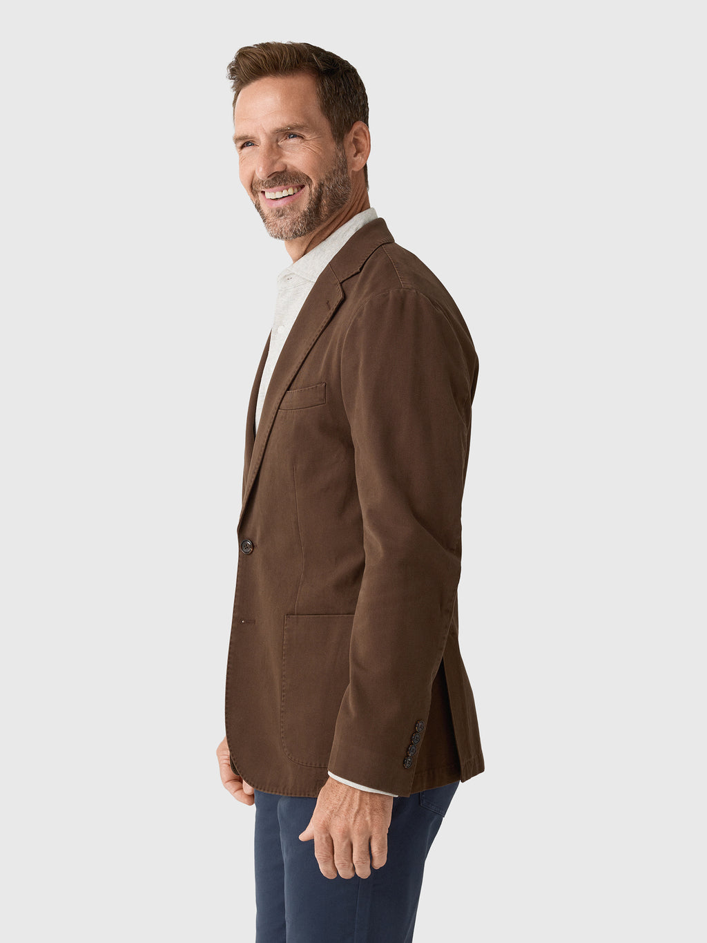 Peter Millar Crown Men's Chatham Cotton Cashmere Soft Jacket - Saint Bernard