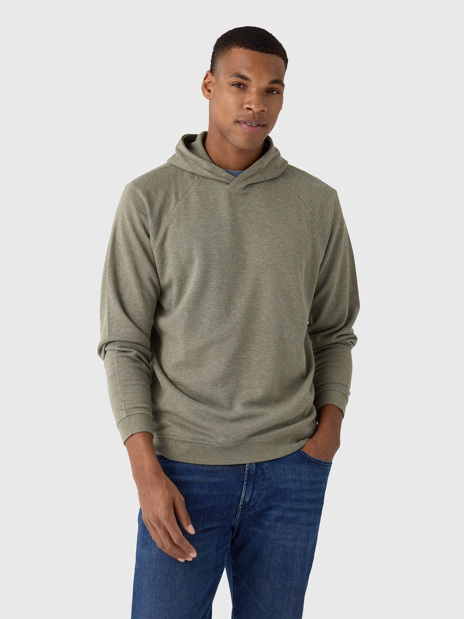 Peter Millar Crown Men's Comfort Knit Hoodie - Saint Bernard