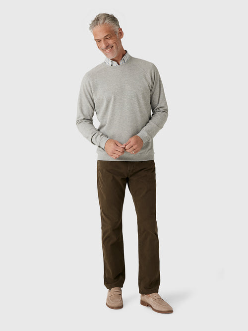 Peter Millar Crown Men's Crown Comfort Knit Crew - Saint Bernard
